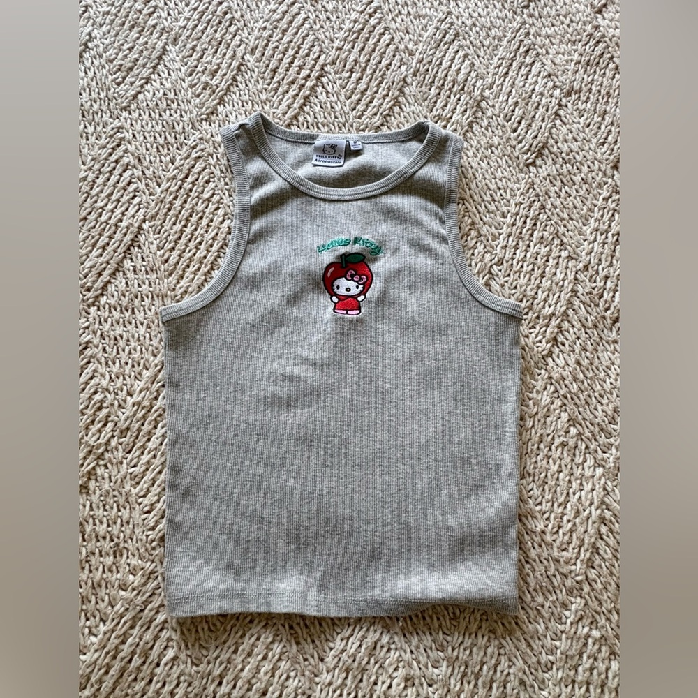 * 3 for 20* Aeropostale Gray Tank Top with Hello Kitty